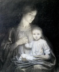 Mutter und Kind, ca. 1920